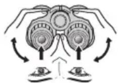 NIKON Prostaff P7 - Reglarea distanietei interpupilare - 1