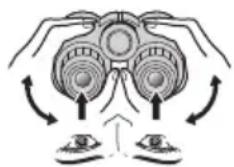 NIKON Prostaff P7 - Pupillák kozötti távolság beállitása - 1