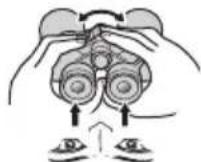 NIKON Prostaff P7 - Aanpassing van de dioptrie (Het uitbalanceren van hetrecht en linker gezichtsveld) - 7