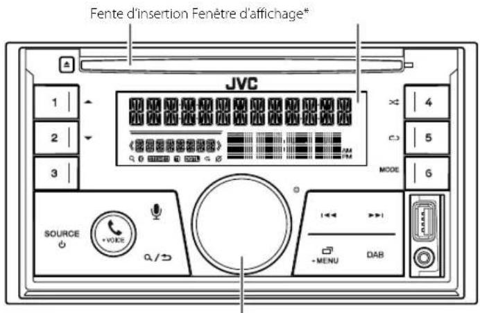 JVC KWDB95BT - Façade - 1