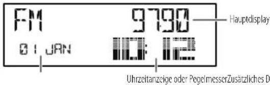 JVC KWDB95BT - Ändern der Display-Information - 1