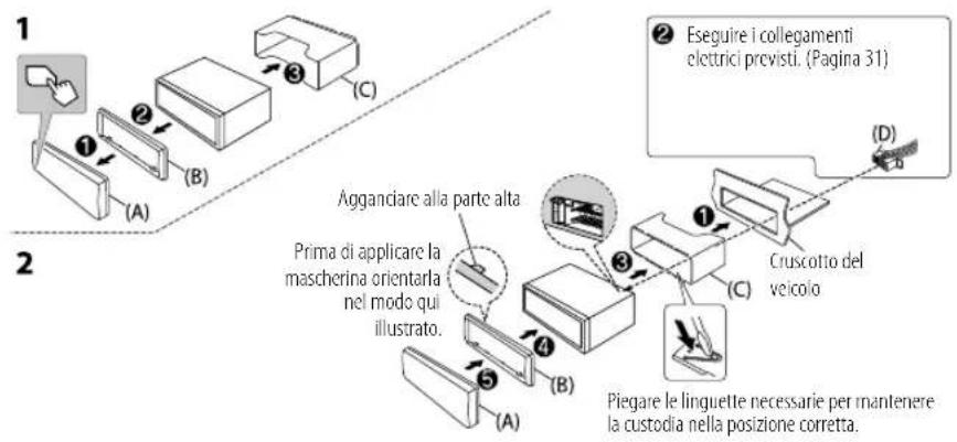 JVC KDX382BT - Installazione e collegamenti - 1