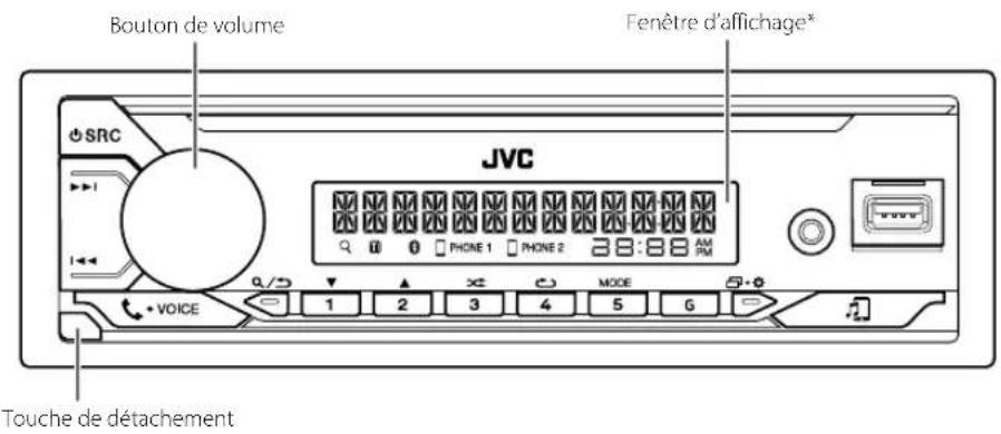 JVC KDX382BT - Fonctionnement de base - 1