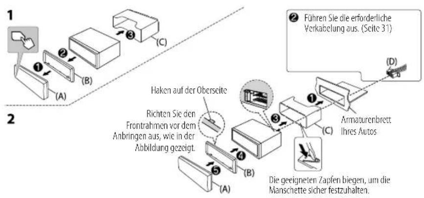 JVC KDX382BT - Einbau/Anschluss - 1