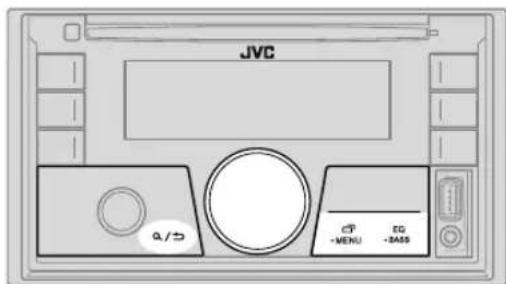 JVC KWX850BT - Réglagesaudio - 1