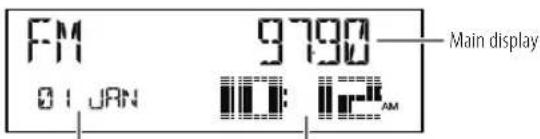 JVC KWX850BT - Change the display information - 1