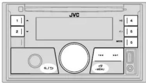 JVC KWX850BT - CD/USB/iPod - 2
