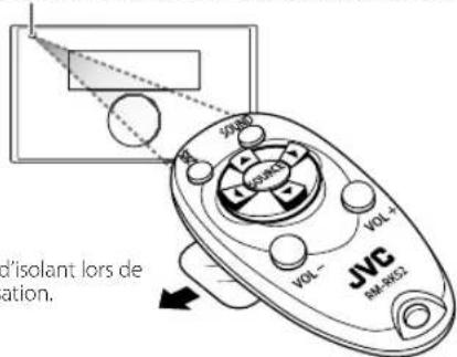JVC KWX850BT - Télécommande (RM-RK52) (pour KW-R950BTS) - 1