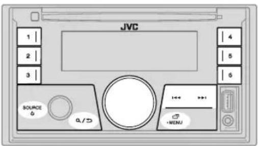 JVC KWX850BT - Radio - 1