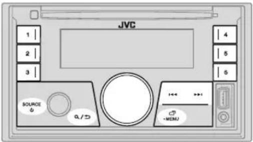 JVC KWX850BT - Radio - 1