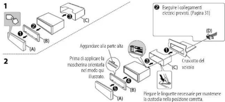JVC KDX282BT - Installazione e collegamenti - 1