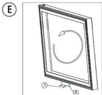 DANBY DWC040D2BSSDB - INSTRUCCIONES DE REVERSION DE PUERTA - 5