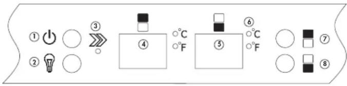 DANBY DWC040D2BSSDB - CONTROL PANEL - 1