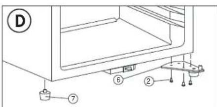 DANBY DWC040D2BSSDB - INSTRUCCIONES DE REVERSION DE PUERTA - 4