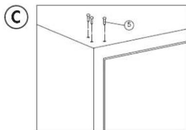 DANBY DWC040D2BSSDB - INSTRUCCIONES DE REVERSION DE PUERTA - 3