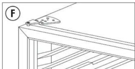 DANBY DWC040D2BSSDB - DOOR REVERSAL INSTRUCTIONS - 6