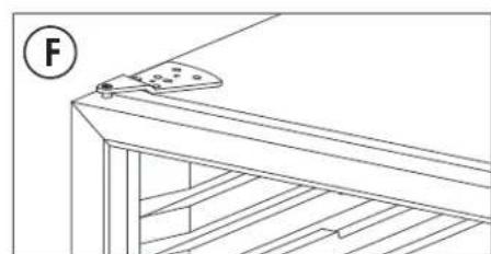DANBY DWC040D2BSSDB - INSTRUCCIONES DE REVERSION DE PUERTA - 6