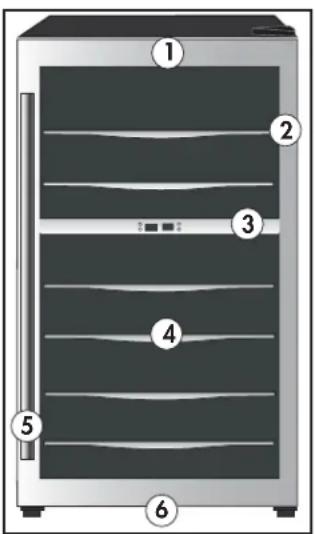 DANBY DWC040D2BSSDB - Consignes d'utilisation - 1