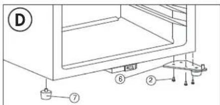DANBY DWC040D2BSSDB - DOOR REVERSAL INSTRUCTIONS - 4