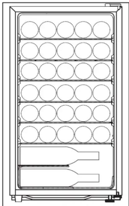 DANBY DWC93BLSDBR1 - STORAGE INSTRUCTIONS - 1