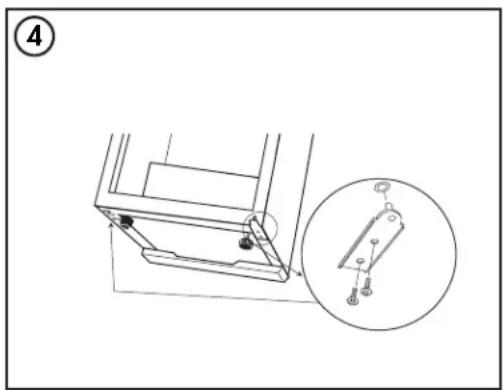 DANBY DWC93BLSDBR1 - DOOR REVERSAL INSTRUCTIONS - 4