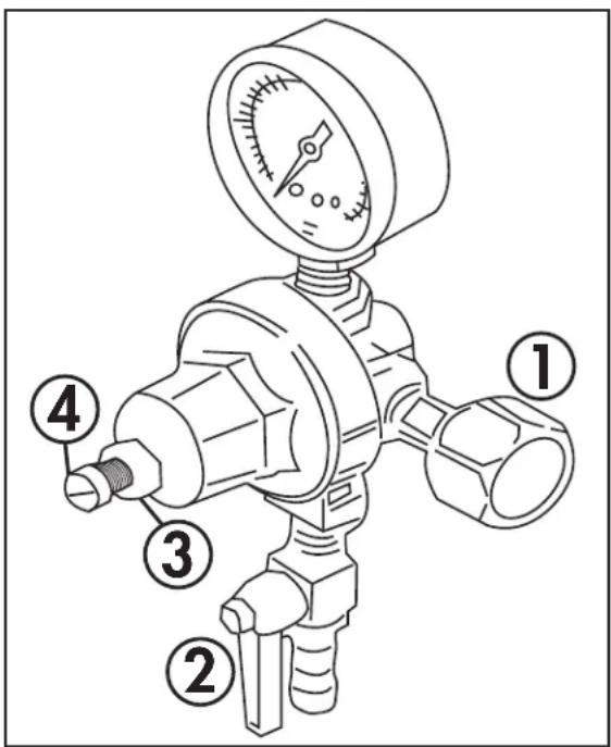 DANBY DKC054A9SLDB - RÉGLAGE DU RÉGULATEUR DE CO₂ - 1