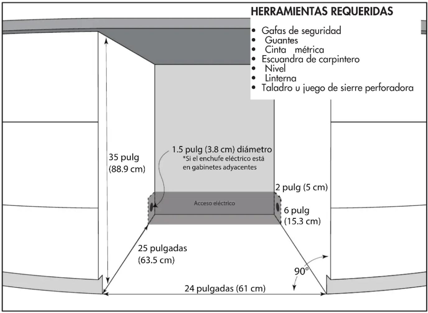 DANBY DBC057A1BSS - PREPARAR EL RECINTO - 1