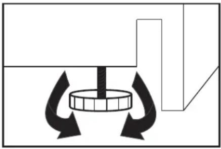 DANBY DBC057A1BSS - LEVELING INSTRUCTIONS - 1