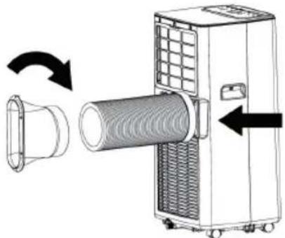 KORONA 82000 - INSTALLATION OF EXHAUST HOSE - 4