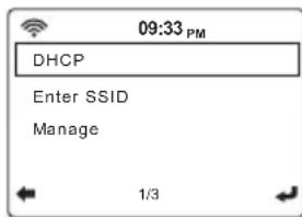 SANGEAN WFR39 - Menu de configuration - 3