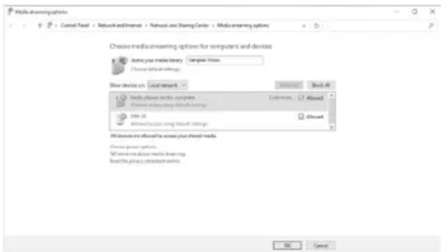 SANGEAN WFR39 - Configuration d'un serveur UPnP et lecture audio à l'aide de Windows Media Player - 4