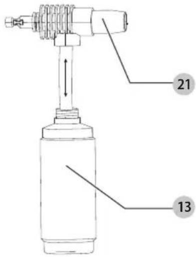 Craftsman CMEPW1700 - Botella de jabón (Fig. A, H) - 1