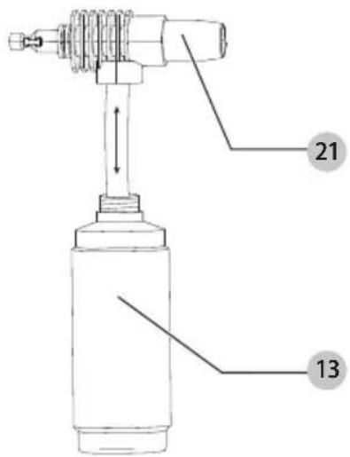 Craftsman CMEPW1700 - Bouteille de savon (Fig. A, H) - 1