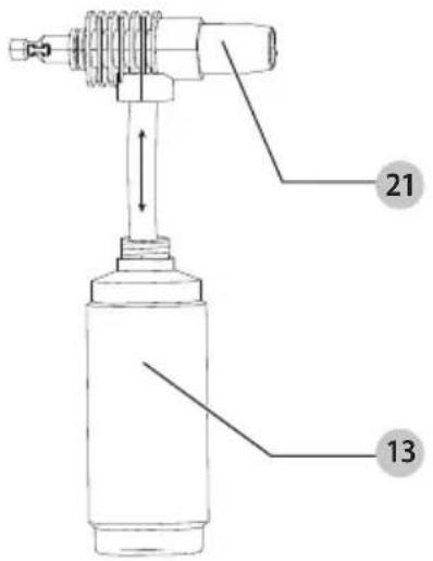 Craftsman CMEPW1700 - Soap Bottle (Fig. A, H) - 1