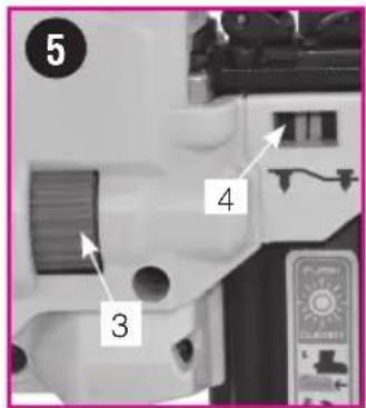 Porter-Cable PCC790 - ADJUSTING DEPTH (FIG. 5) - 1