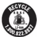 Porter-Cable PCC790 - El sello RBRC® - 1