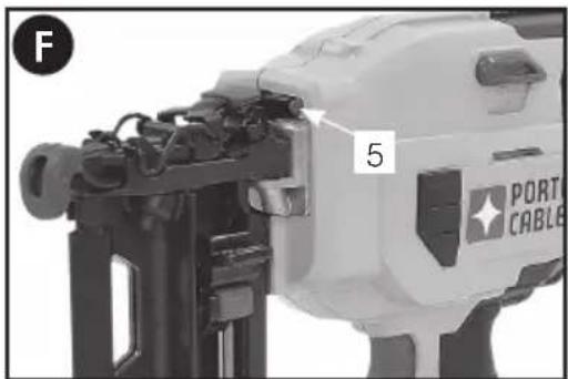 Porter-Cable PCC792 - WORK LIGHTS (FIG. F) - 1