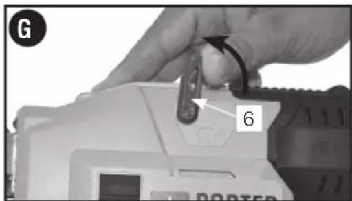 Porter-Cable PCC792 - WORK LIGHTS (FIG. F) - 2