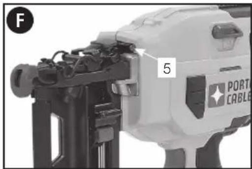 Porter-Cable PCC792 - LUCES DE TRABAJO (FIG. F) - 1