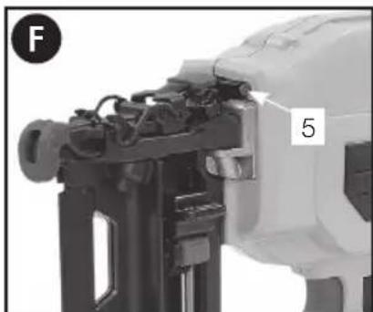 Porter-Cable PCC792 - AJUSTEMENT DE LA PROFONDEUR (FIG. E) - 3