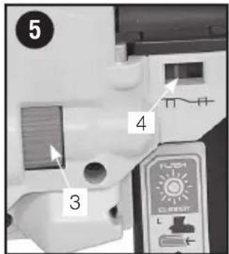 Porter-Cable PCC791 - ⚠ AVERTISSEMENT : Pour réduire les risques de blessures graves reliées à l'activation accidentelle lorsque vous tentez d'ajuster la profondeur, il faut TOUJOURS : - 1