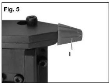Porter-Cable PIN138 - PATIN ANTI-RAYURES ET STOCKAGE DE LA CLÉ (FIG. 5, 6) - 1