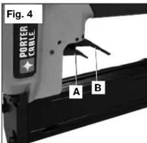 Porter-Cable PIN138 - FUNCIONAMIENTO DE LA HERRAMIENTA (1, 4) - 1