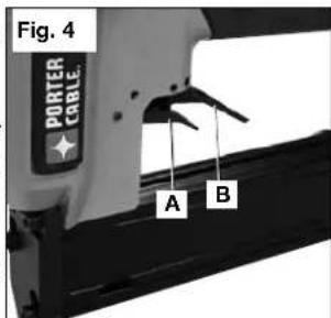 Porter-Cable PIN138 - ACTIONNEMENT DE L'OUTIL (1, 4) - 1