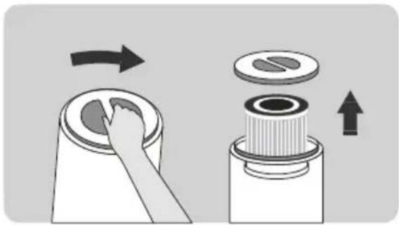 TCL Breeva A2WWK - Remove filter Install filter - 1