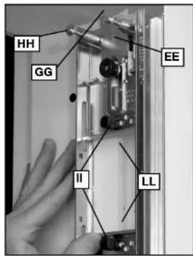 Porter-Cable 59381 - TEMPLATE SET UP FOR THREE-HINGE RIGHT-HAND DOOR/ GABARIT INSTALLÉ POUR UNE PORTE À OUVERTURE À DROITE ET À TROIS CHARNIÈRES CONFIGURACIÓN DE LA PLANTILLA PARA UNA PUERTA A DERECHAS DE TRES BISAGRAS. - 3