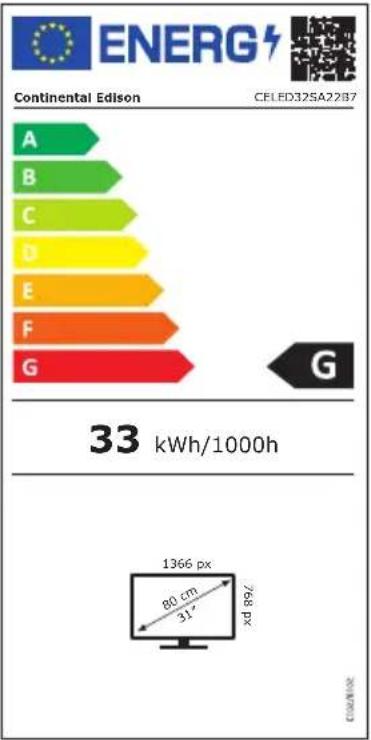 CONTINENTAL EDISON CELED32SA22B7 - ACCWSSORIES: - 1
