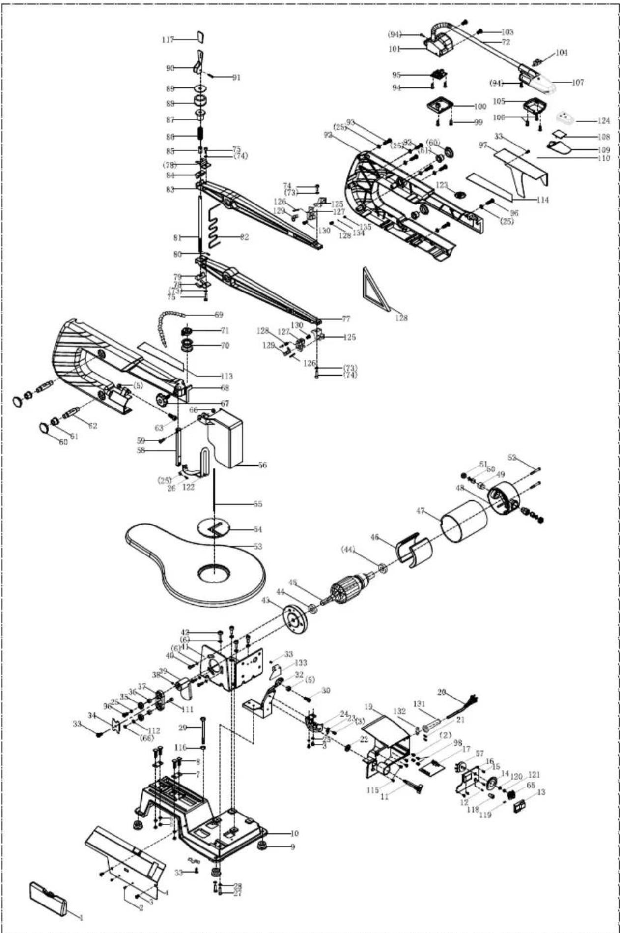 SCHEPPACH SD1600V - ⚠ UYARI - 1