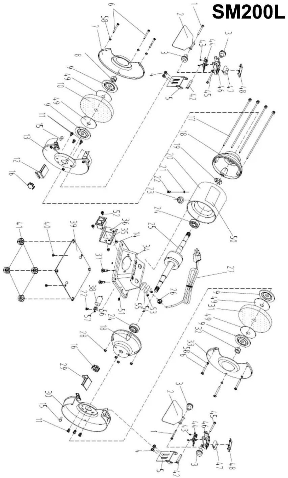 SCHEPPACH SM200AL - Ariza giderme - 2