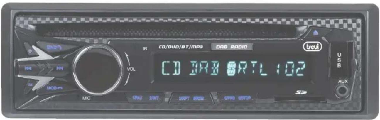Trevi XCD 5790 DAB - Manuale d'uso e collegamento Instruction manual - 1